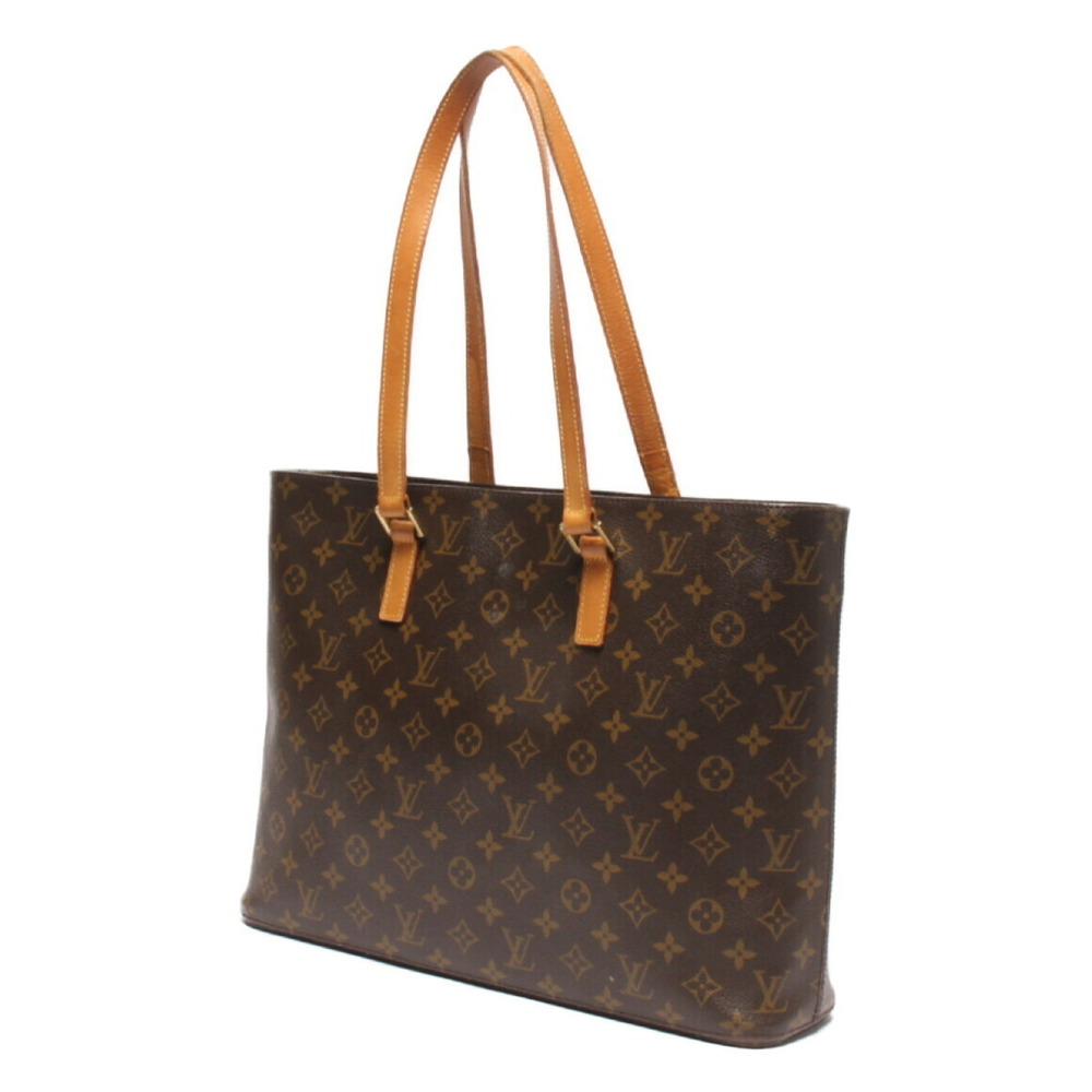 Louis Vuitton Brown Tote Luco Bag Monogram